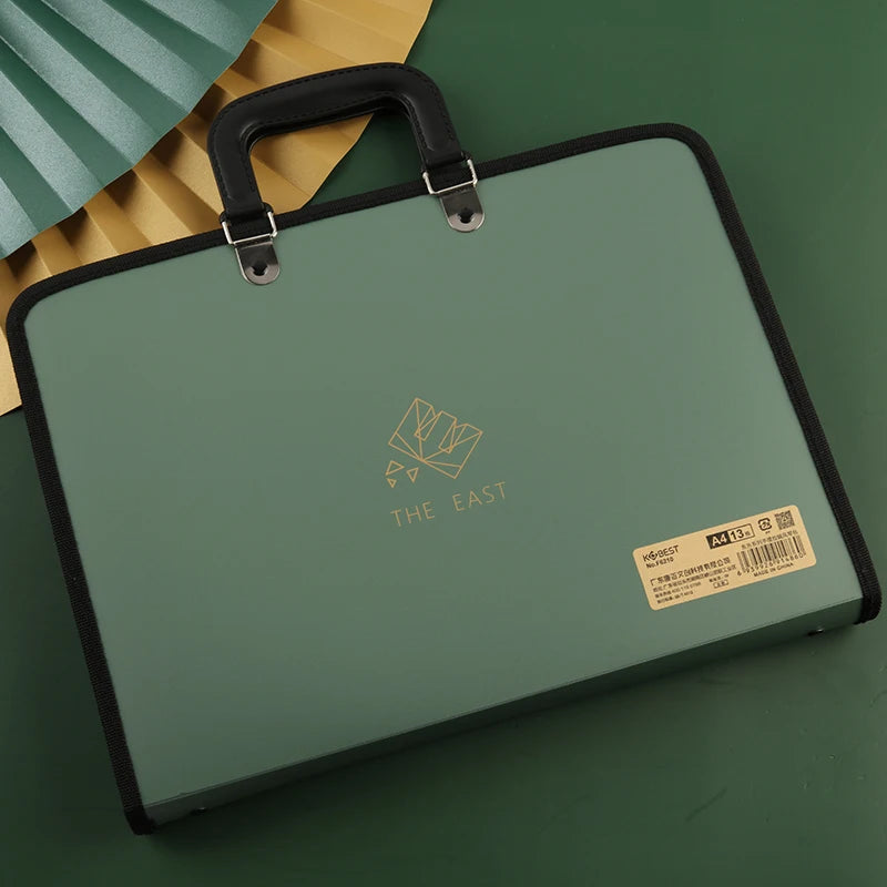 A4 Multi-Layer Document Organizer - 13 Grids Expanding File Folder for Office  School - ZOOMNSTORE