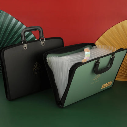 A4 Multi-Layer Document Organizer - 13 Grids Expanding File Folder for Office  School - ZOOMNSTORE