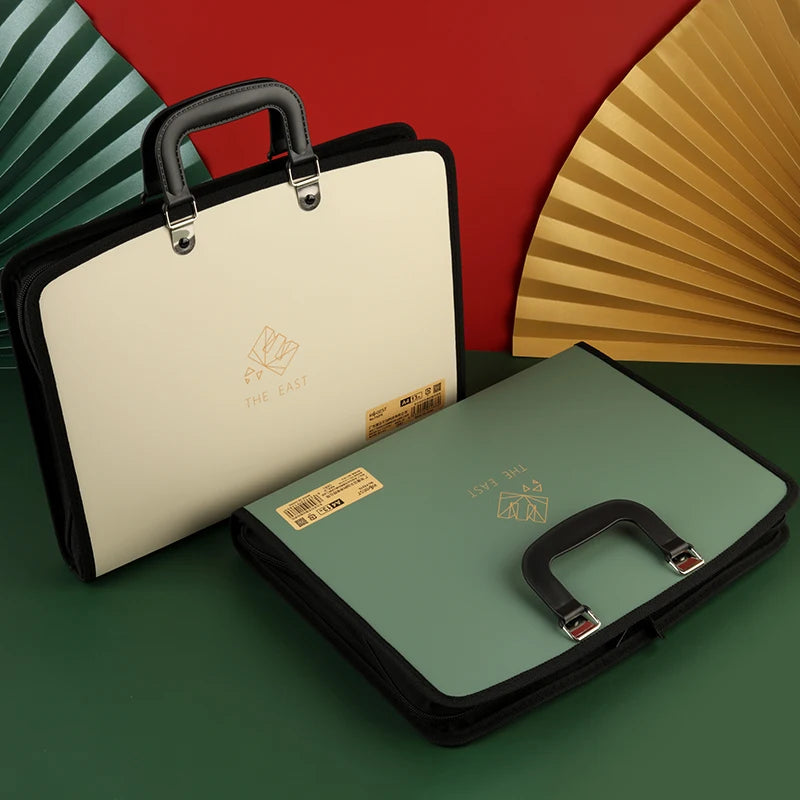 A4 Multi-Layer Document Organizer - 13 Grids Expanding File Folder for Office  School - ZOOMNSTORE