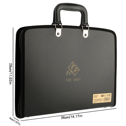 A4 Multi-Layer Document Organizer - 13 Grids Expanding File Folder for Office  School - ZOOMNSTORE