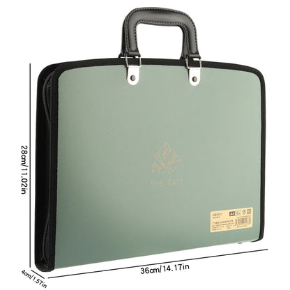 A4 Multi-Layer Document Organizer - 13 Grids Expanding File Folder for Office  School - ZOOMNSTORE