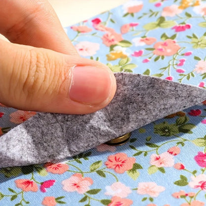 A4 File Folder – Large Capacity Floral Document Organizer | Felt Cotton Fabric Paper Holder - ZOOMNSTORE