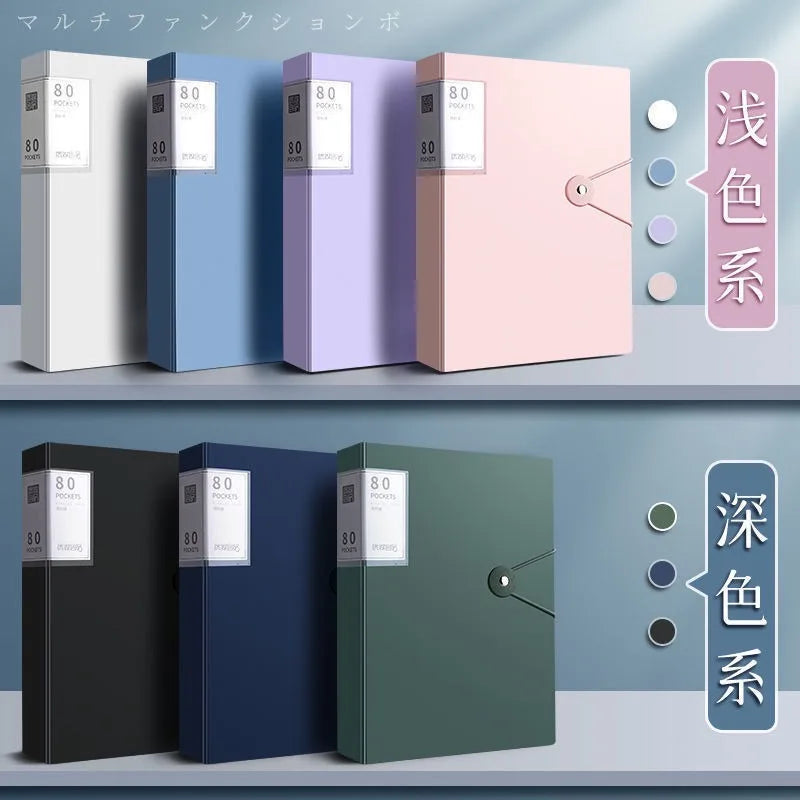 A4 Thickened Document Organizer - 100 Pages Large Capacity File Folder - ZOOMNSTORE