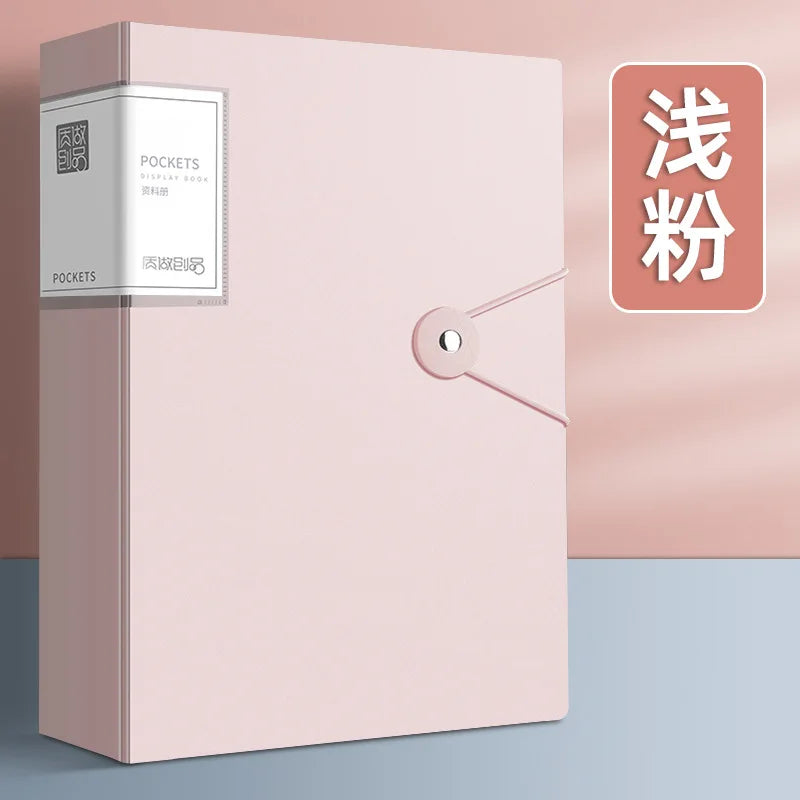 A4 Thickened Document Organizer - 100 Pages Large Capacity File Folder - ZOOMNSTORE