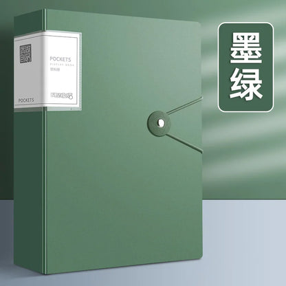 A4 Thickened Document Organizer - 100 Pages Large Capacity File Folder - ZOOMNSTORE