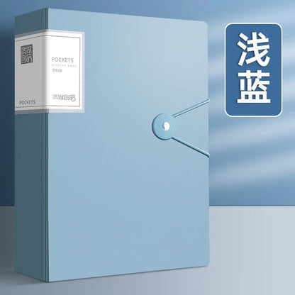 A4 Thickened Document Organizer - 100 Pages Large Capacity File Folder - ZOOMNSTORE