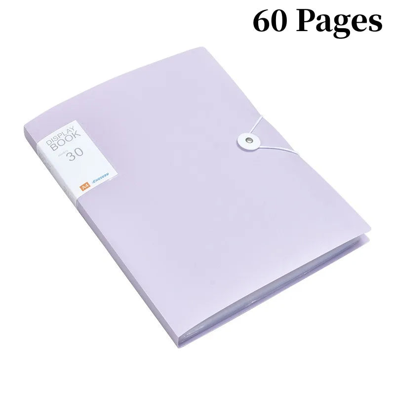 A4 Display Book - 3060 Pages Transparent File Organizer for Office  School Supplies - ZOOMNSTORE