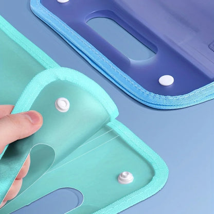 A4 Macaron Vertical Binding File Bag - 13 Cell Portable Organizer for Students and Office Supplies - ZOOMNSTORE