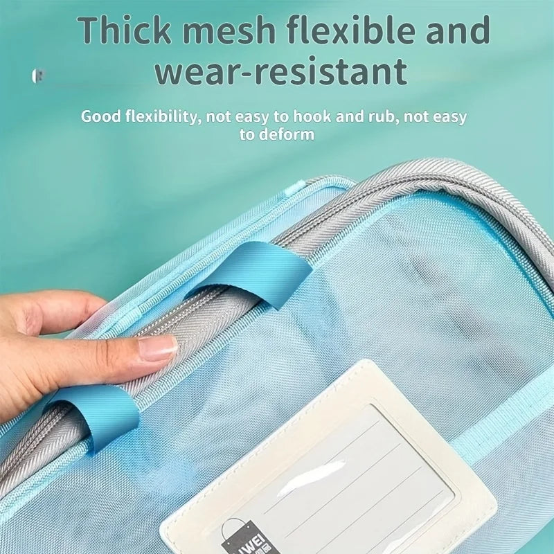 A4 Mesh File Organizer - Durable Multi-Layer Transparent Storage for Students  Office - ZOOMNSTORE