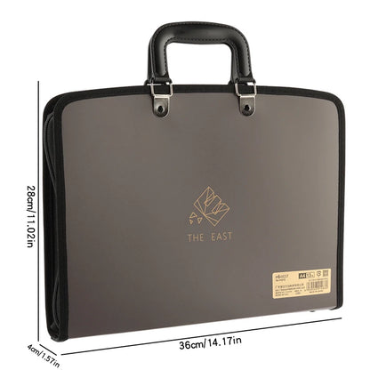A4 Multi-Layer Document Organizer - 13 Grids Expanding File Folder for Office  School - ZOOMNSTORE