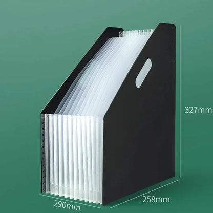 A4 Paper File Organizer - Multi-Layer Expanding File Folder with 13 Tabbed Compartments - ZOOMNSTORE