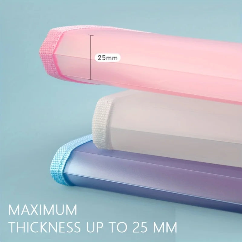 A4 Macaron Vertical Binding File Bag - 13 Cell Portable Organizer for Students and Office Supplies - ZOOMNSTORE