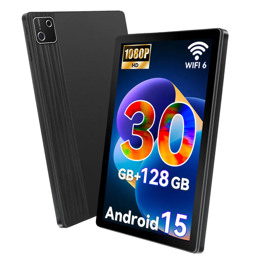 G13 10.1" Android Kids Tablet Octa‑Core Processor,30(6+24)GB RAM 128GB ROM,6200mAh Battery,Parental Control Dual Camera WiFi 6 Children Learning Tablet