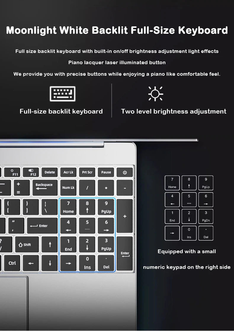 Ultra Slim Gaming Laptop - Intel Core i9 15.6 Inch, 32GB RAM, 2TB SSD, Windows 11