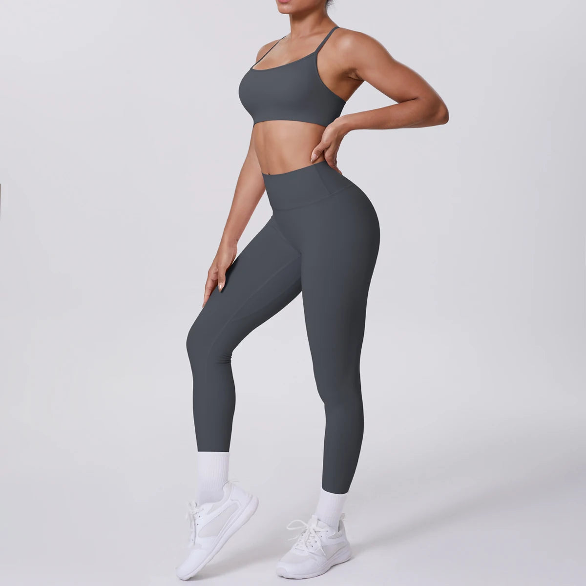 Women's Yoga Suit – Seamless Sports Bra & High Waist Leggings | Breathable Quick Dry Activewear