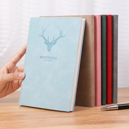 A5 Deer Head Notebook - 180 Pages Portable Business Diary - ZOOMNSTORE
