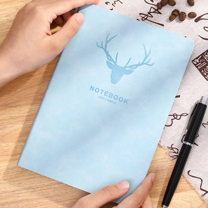 A5 Deer Head Notebook - 180 Pages Portable Business Diary - ZOOMNSTORE