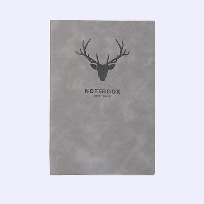 A5 Deer Head Notebook - 180 Pages Portable Business Diary - ZOOMNSTORE