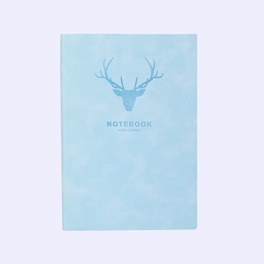 A5 Deer Head Notebook - 180 Pages Portable Business Diary - ZOOMNSTORE