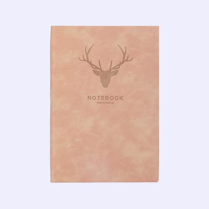 A5 Deer Head Notebook - 180 Pages Portable Business Diary - ZOOMNSTORE