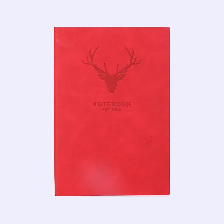 A5 Deer Head Notebook - 180 Pages Portable Business Diary - ZOOMNSTORE