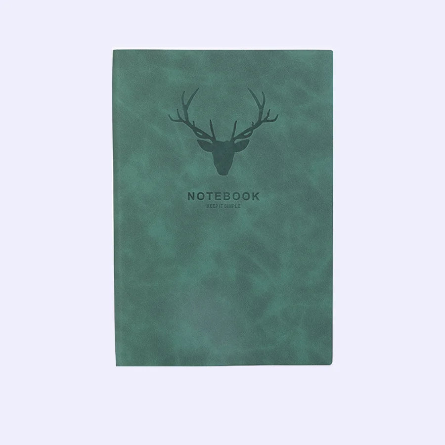 A5 Deer Head Notebook - 180 Pages Portable Business Diary - ZOOMNSTORE