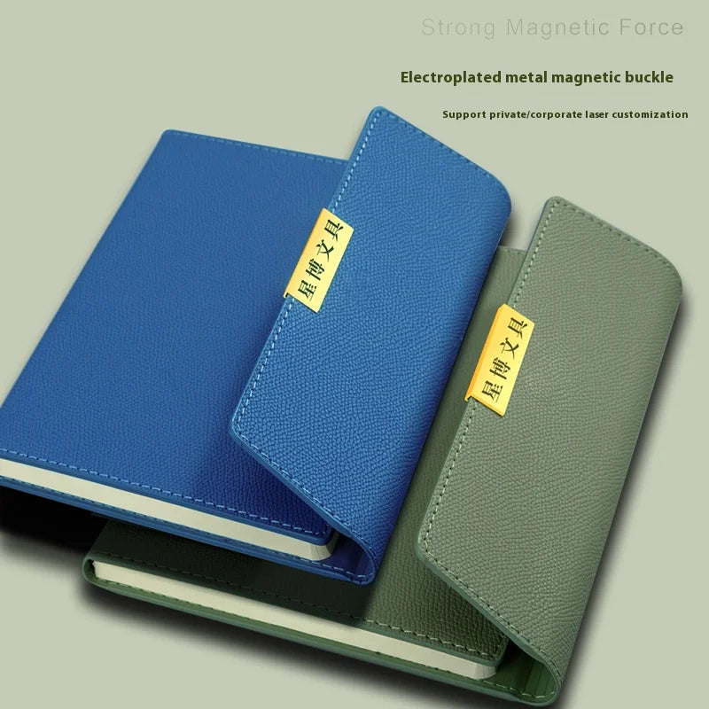 A5 Leather Notebook – Thickened Retro PU Leather Journal With Classic Travel Diary - ZOOMNSTORE