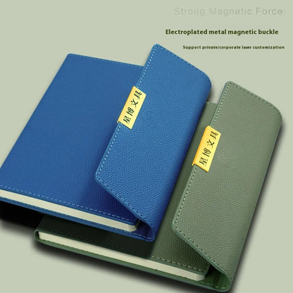 A5 Leather Notebook – Thickened Retro PU Leather Journal With Classic Travel Diary - ZOOMNSTORE