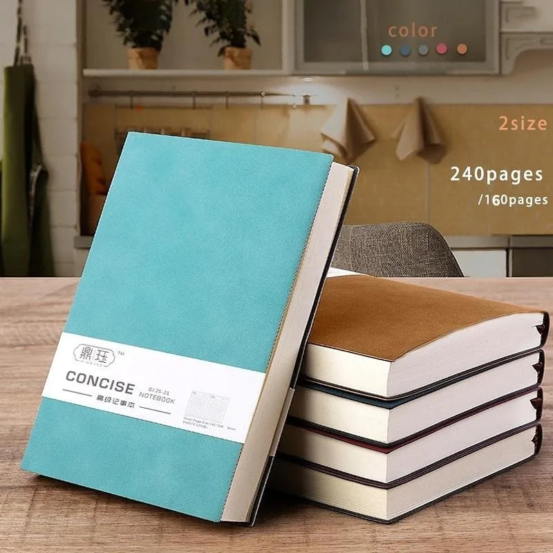 A5 Lined Notebook – Business Notepad with 160/240 Pages | Portable Daily Journal - ZOOMNSTORE