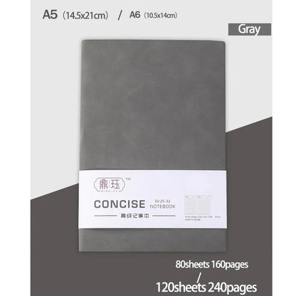 A5 Lined Notebook – Business Notepad with 160/240 Pages | Portable Daily Journal - ZOOMNSTORE