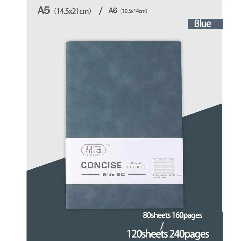 A5 Lined Notebook – Business Notepad with 160/240 Pages | Portable Daily Journal - ZOOMNSTORE