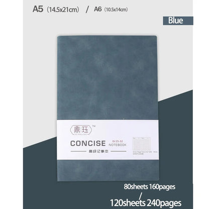 A5 Lined Notebook – Business Notepad with 160/240 Pages | Portable Daily Journal - ZOOMNSTORE