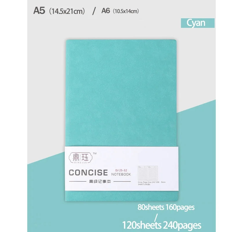 A5 Lined Notebook – Business Notepad with 160/240 Pages | Portable Daily Journal - ZOOMNSTORE