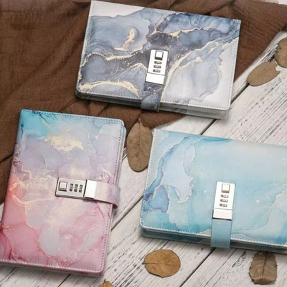 A5 Lockable Fashion Password Journal - Creative Student Notebook - ZOOMNSTORE
