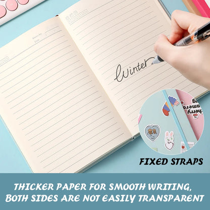 A5 PU Notebook – Business Notebook with 200 Pages, Memo Paper Included - ZOOMNSTORE