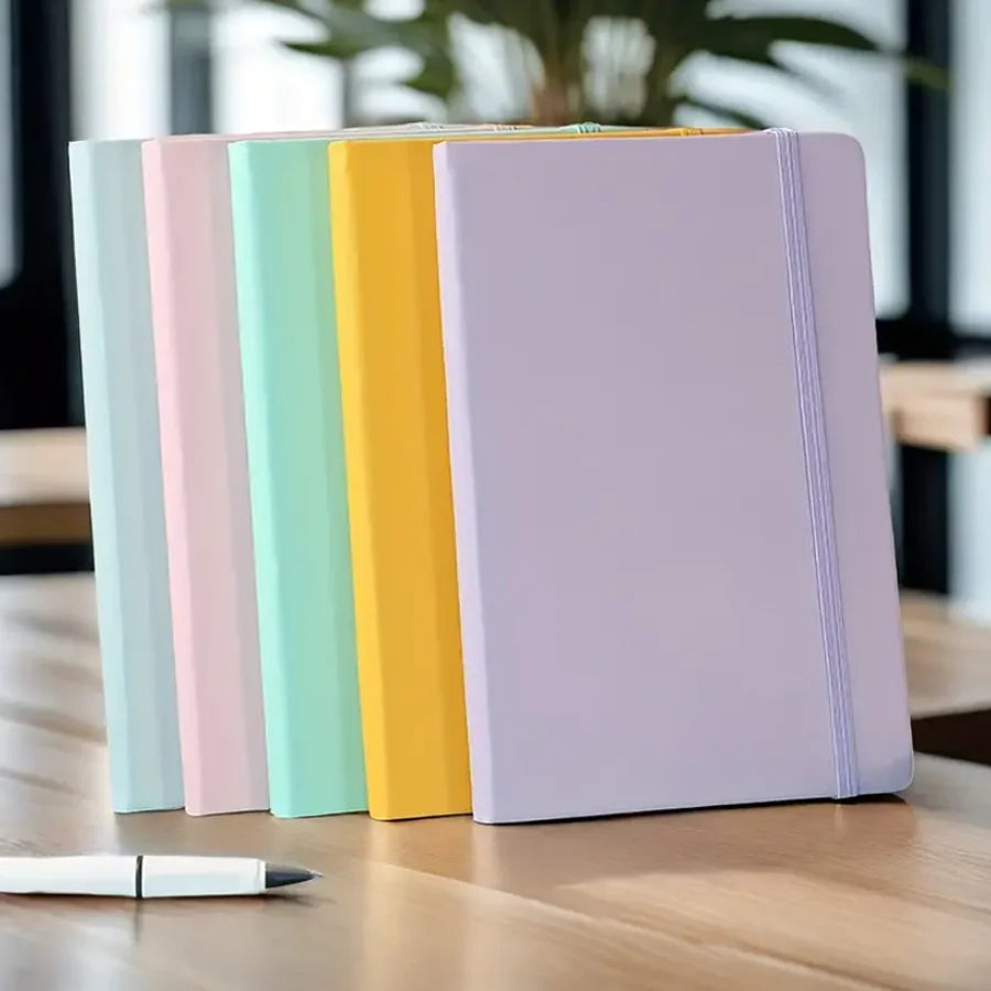 A5 PU Notebook – Business Notebook with 200 Pages, Memo Paper Included - ZOOMNSTORE