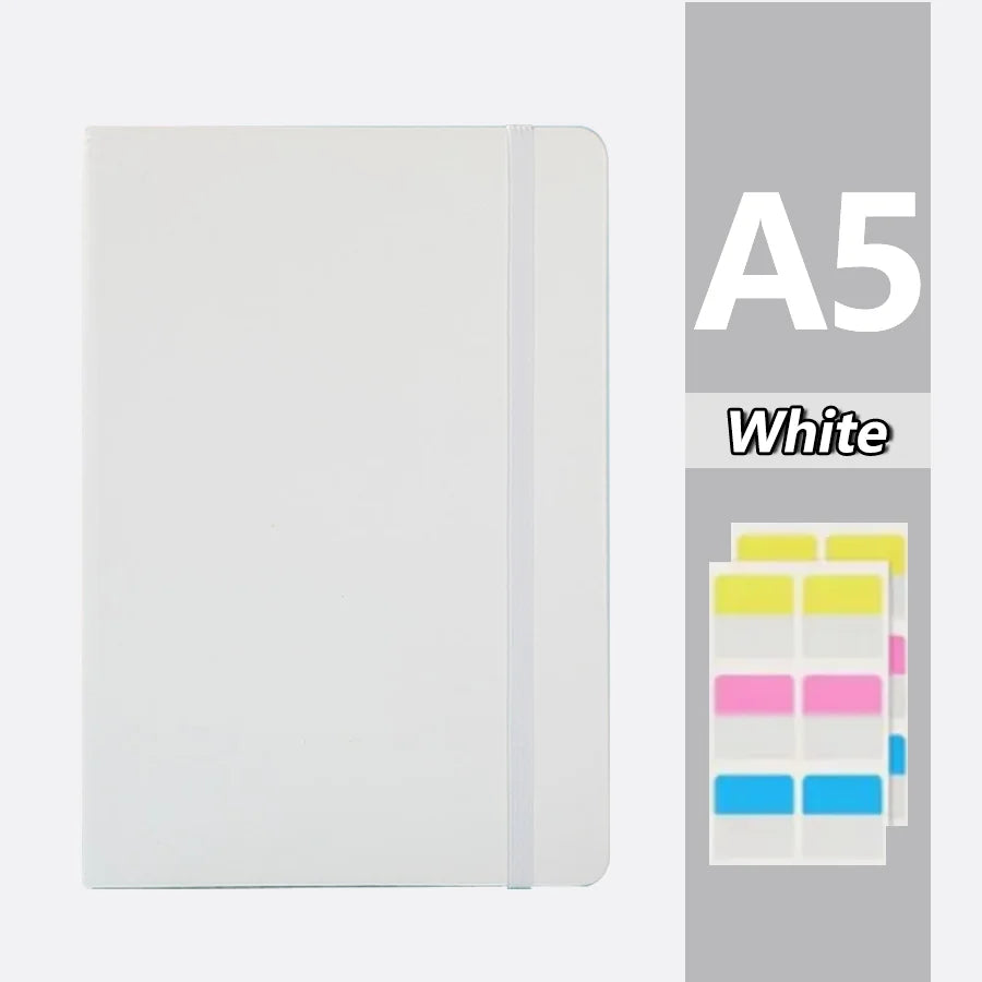 A5 PU Notebook – Business Notebook with 200 Pages, Memo Paper Included - ZOOMNSTORE