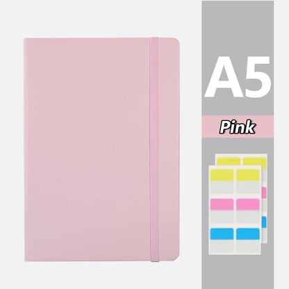 A5 PU Notebook – Business Notebook with 200 Pages, Memo Paper Included - ZOOMNSTORE