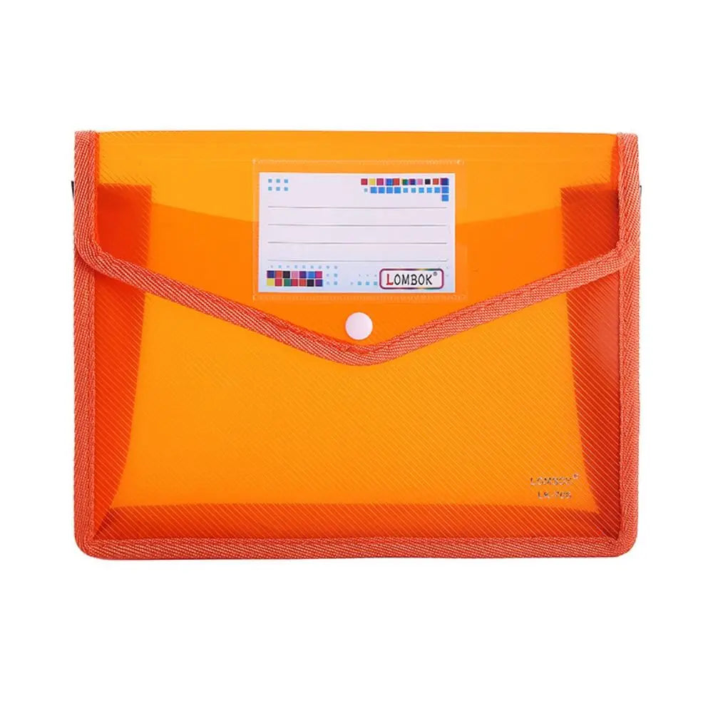 A5 Plastic File Folders - Large Capacity PVC Document Pouch for Office & School - ZOOMNSTORE