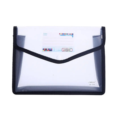 A5 Plastic File Folders - Large Capacity PVC Document Pouch for Office & School - ZOOMNSTORE