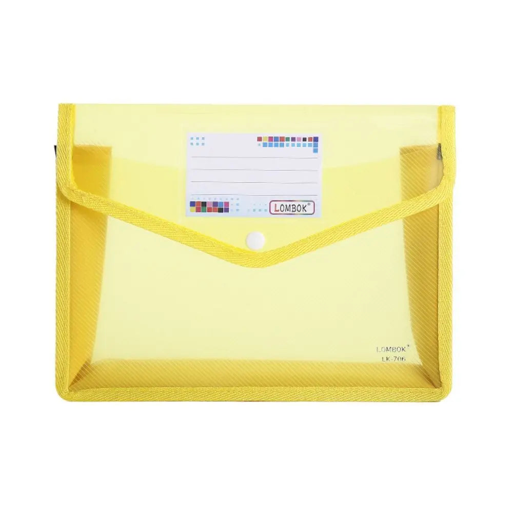 A5 Plastic File Folders - Large Capacity PVC Document Pouch for Office & School - ZOOMNSTORE