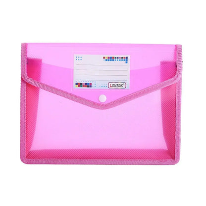 A5 Plastic File Folders - Large Capacity PVC Document Pouch for Office & School - ZOOMNSTORE