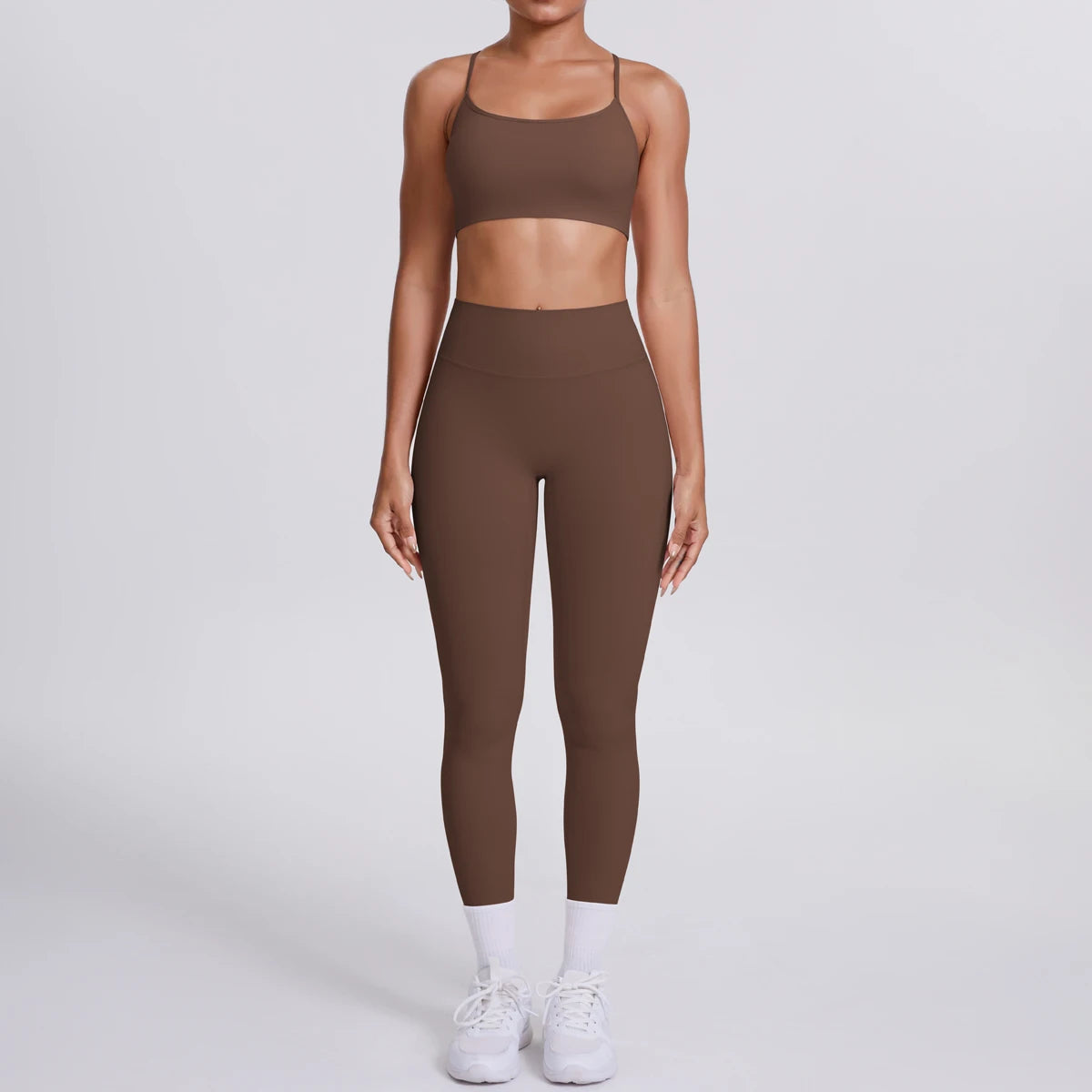 Women's Yoga Suit – Seamless Sports Bra & High Waist Leggings | Breathable Quick Dry Activewear