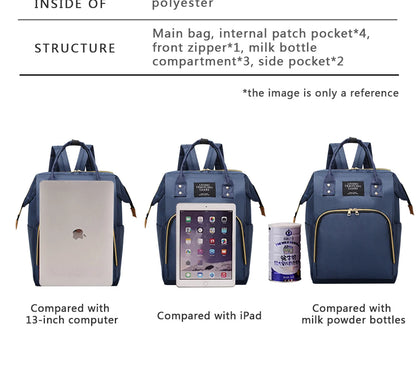 Backpack Bag Mummy Large Capacity Bag Mom Baby Multi-function Waterproof Outdoor Travel Diaper Bags For Baby Care