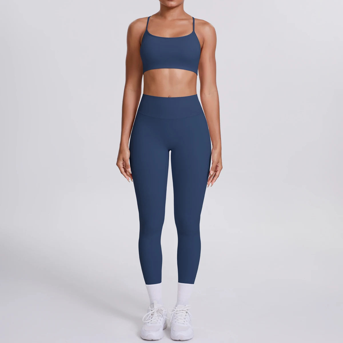 Women's Yoga Suit – Seamless Sports Bra & High Waist Leggings | Breathable Quick Dry Activewear
