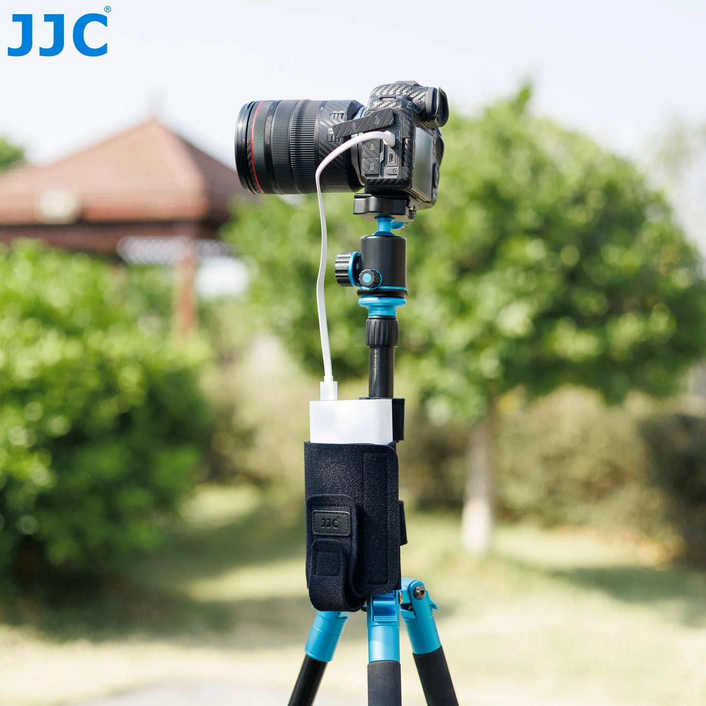 JJC Tripod Legs Mounting Strap Universal Equipment Mounting Strap Bag for Tripod,Light Stand,Photography Ladder,Pole,Beam etc.