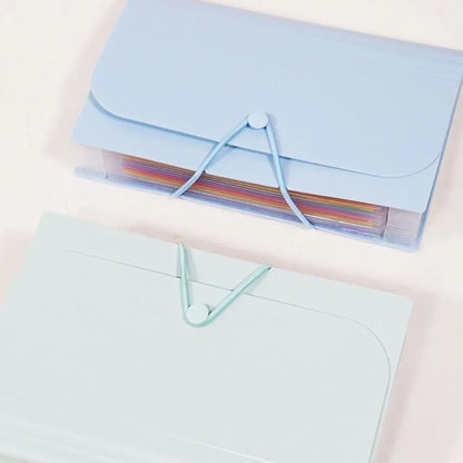 A6 File Folder - Expandable Multi Layer Organizer with Button Lock & Index Tabs - ZOOMNSTORE