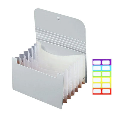 A6 File Folder - Expandable Multi Layer Organizer with Button Lock & Index Tabs - ZOOMNSTORE