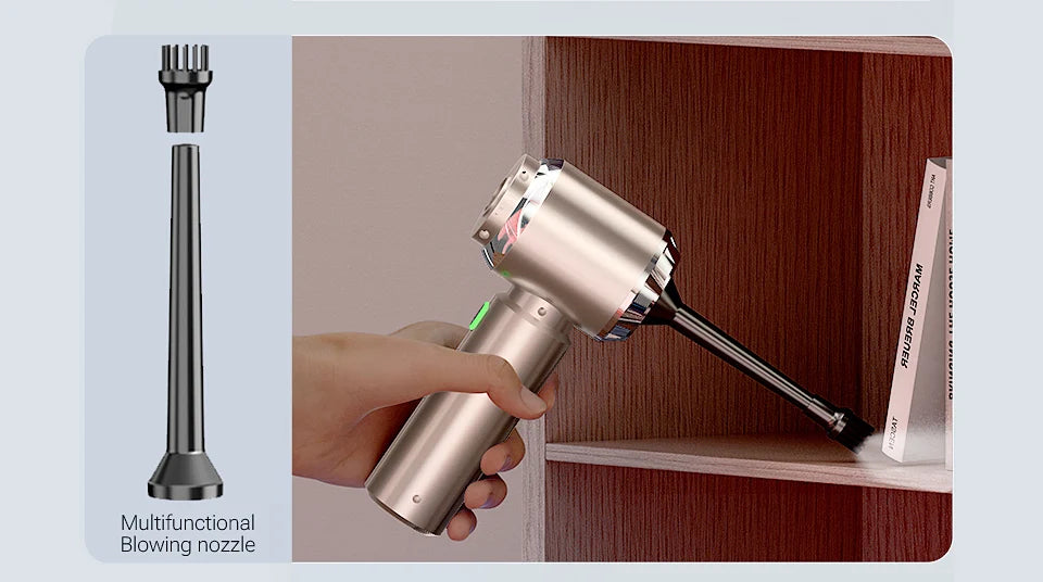 Wireless Car Vacuum Cleaner - Portable Handheld Mini Vacuum With Powerful Suction