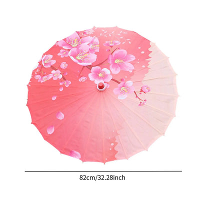 Chinese Oiled Paper Umbrella Japanese Women Decorative Umbrella for Costumes Photography Bridesmaids Party Scenery